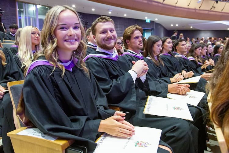 Students at spring convocation, 2026