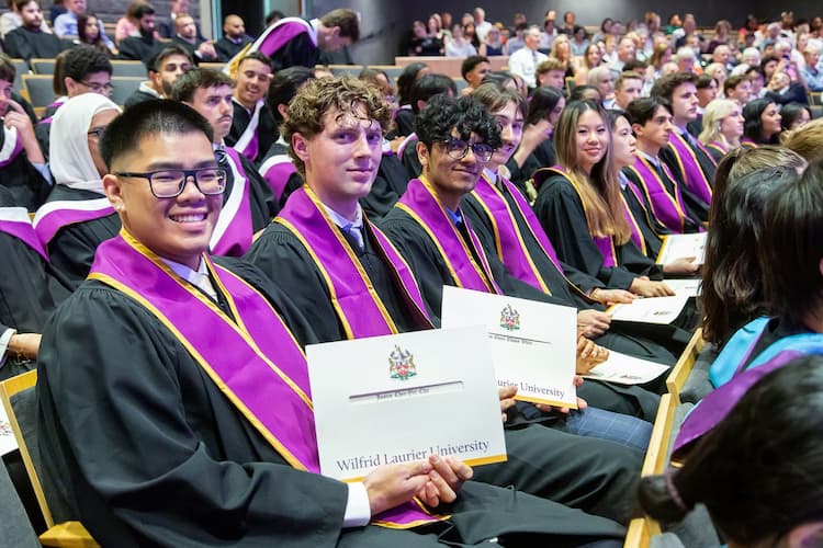 Students at spring convocation, 2026